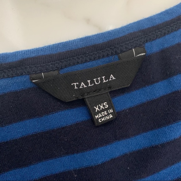 TALULA striped short-sleeved crop top - Picture 3 of 5